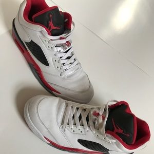 Jordan fire red 5 lows